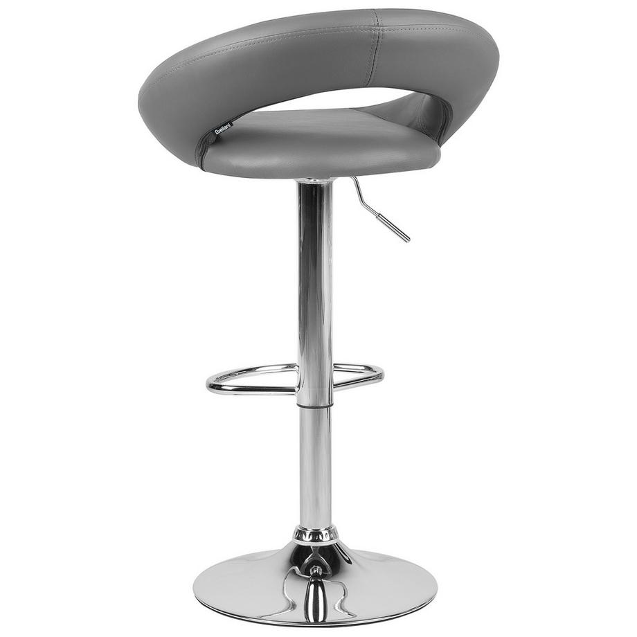 Beliani Set di 2 sedie alte en Pelle sintetica Retrò PEORIA  