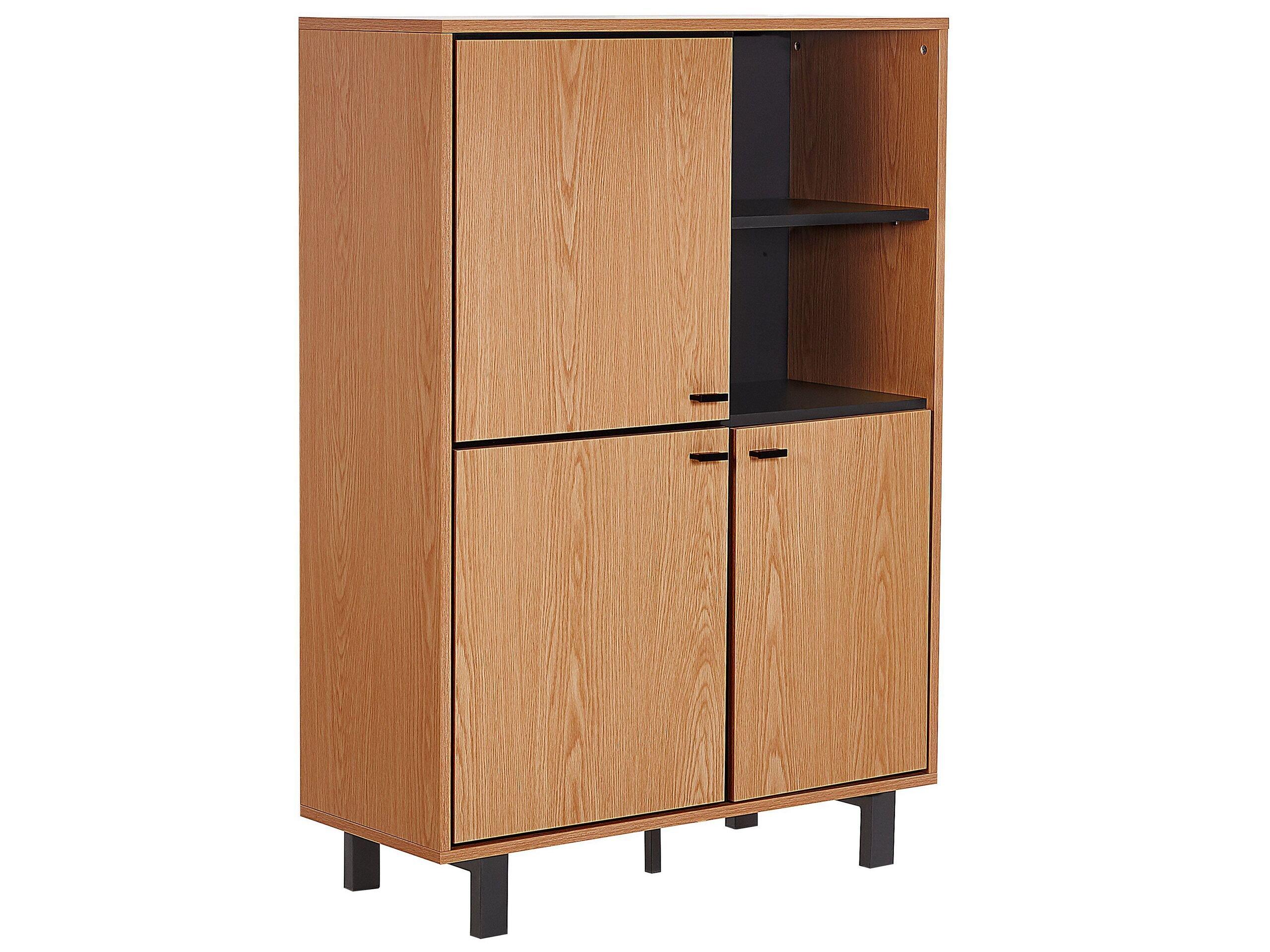 Beliani Sideboard aus Faserplatte Retro PARAMOUNT  