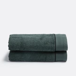 La Redoute Intérieurs Lot 2 serviettes de toilette en coton peigné 675g/m2  