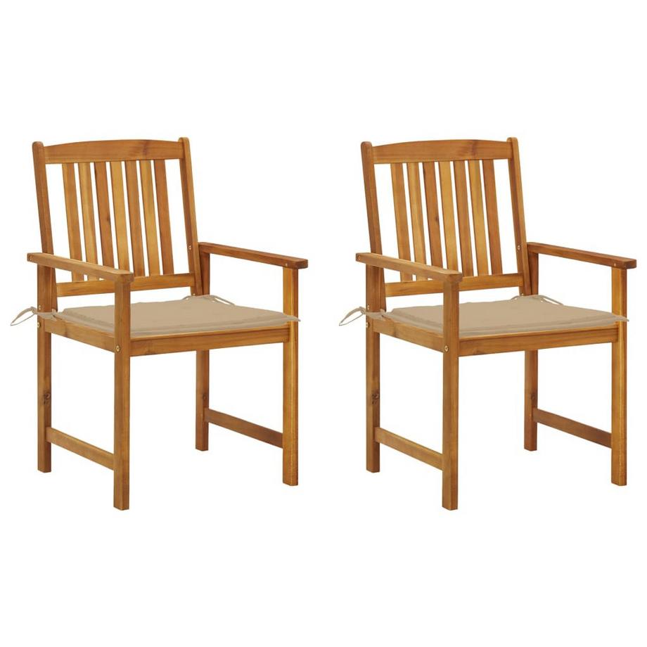 Chaise de jardin bois d'acacia