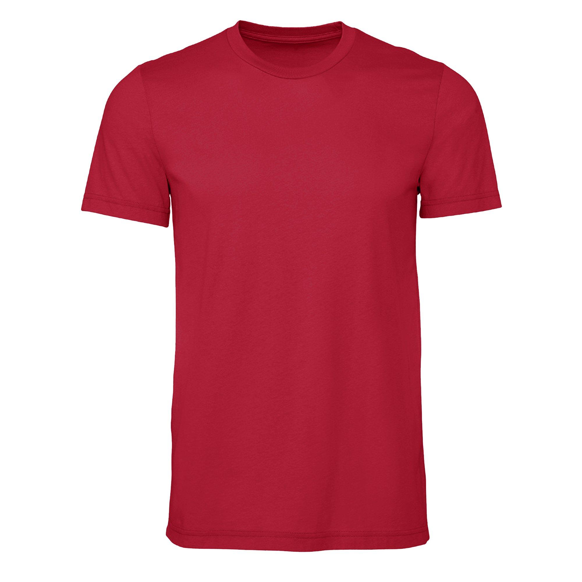Image of Tshirt Weiche Haptik Herren Rot Bunt 3XL