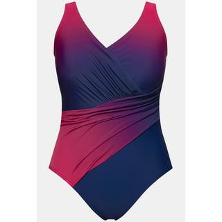 Ulla Popken  Maillot de bain à bonnets souples, dégradé de couleurs, matière recyclée 