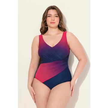 Maillot de bain à bonnets souples, dégradé de couleurs, matière recyclée