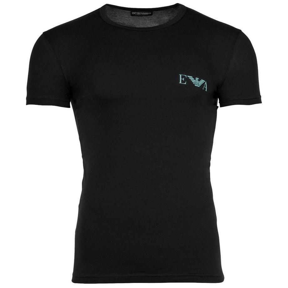 EMPORIO ARMANI Bold Monogram T-Shirt Coupe Ajustée Lot de 2  