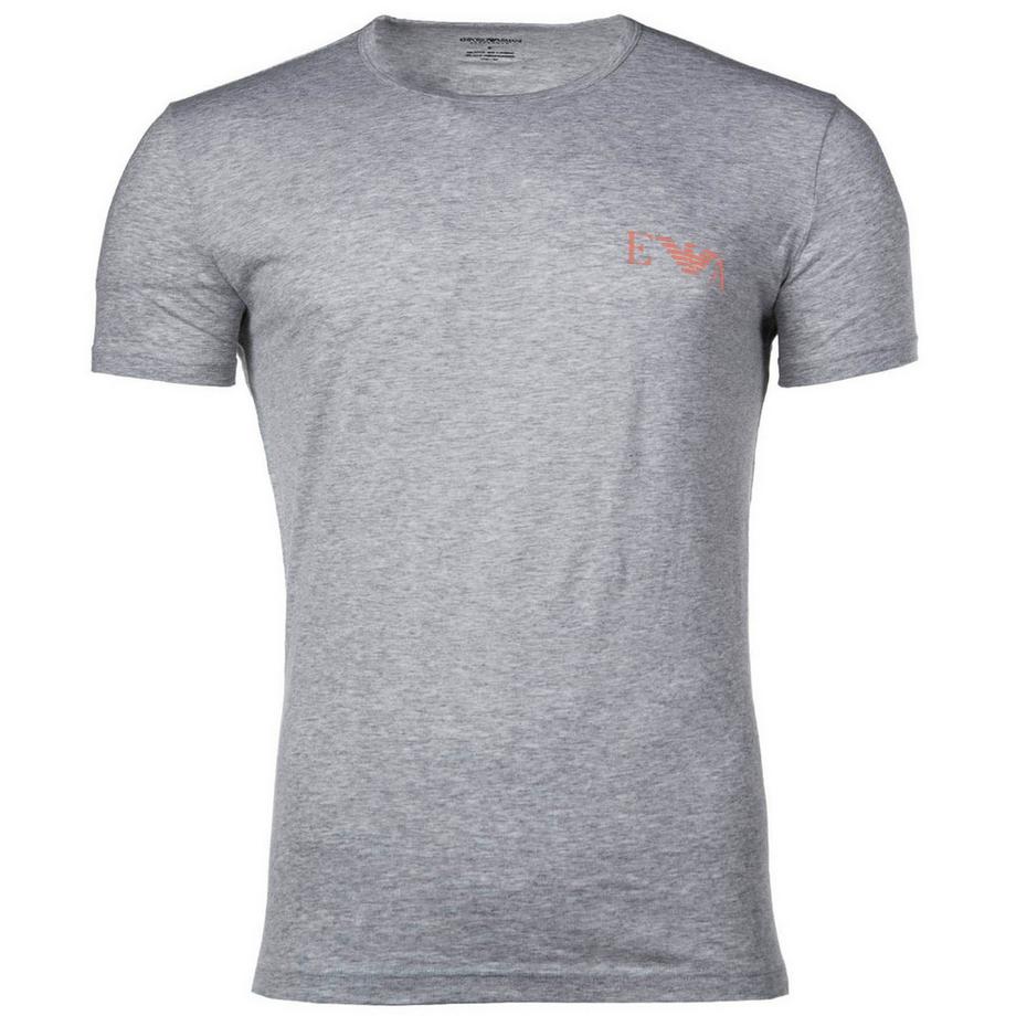 EMPORIO ARMANI Bold Monogram T-Shirt Coupe Ajustée Lot de 2  
