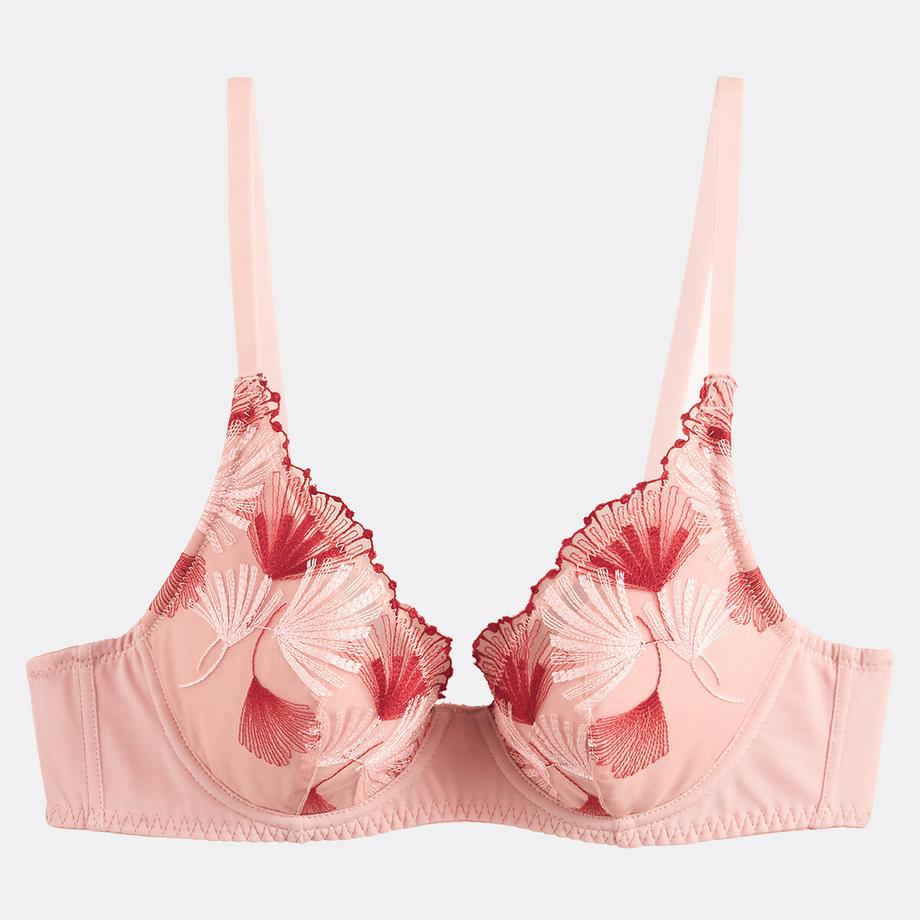 La Redoute Collections Azalee Reggiseno a triangolo in tulle ricamato  