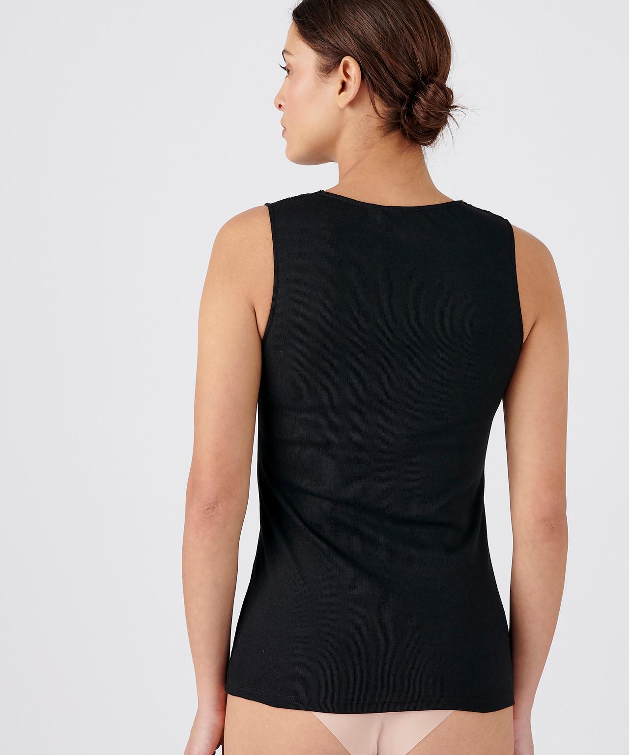 Damart Thermolactyl Débardeur Douceur Soyeuse Dentelle  