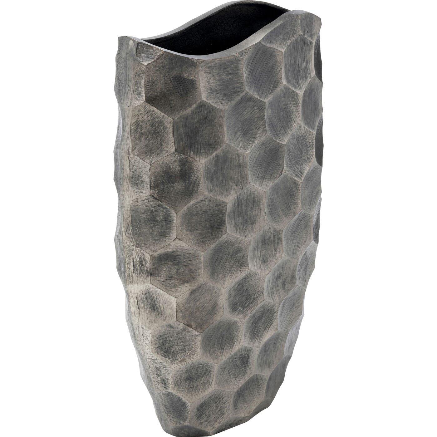 KARE Design Vase déco Sacramento Peigne argent antique 59  