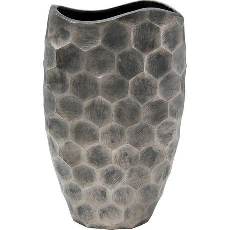 KARE Design Deko Vase Sacramento Comb silber Antik 59  