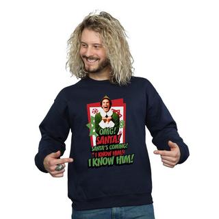 Elf  OMG Santa Sweatshirt 