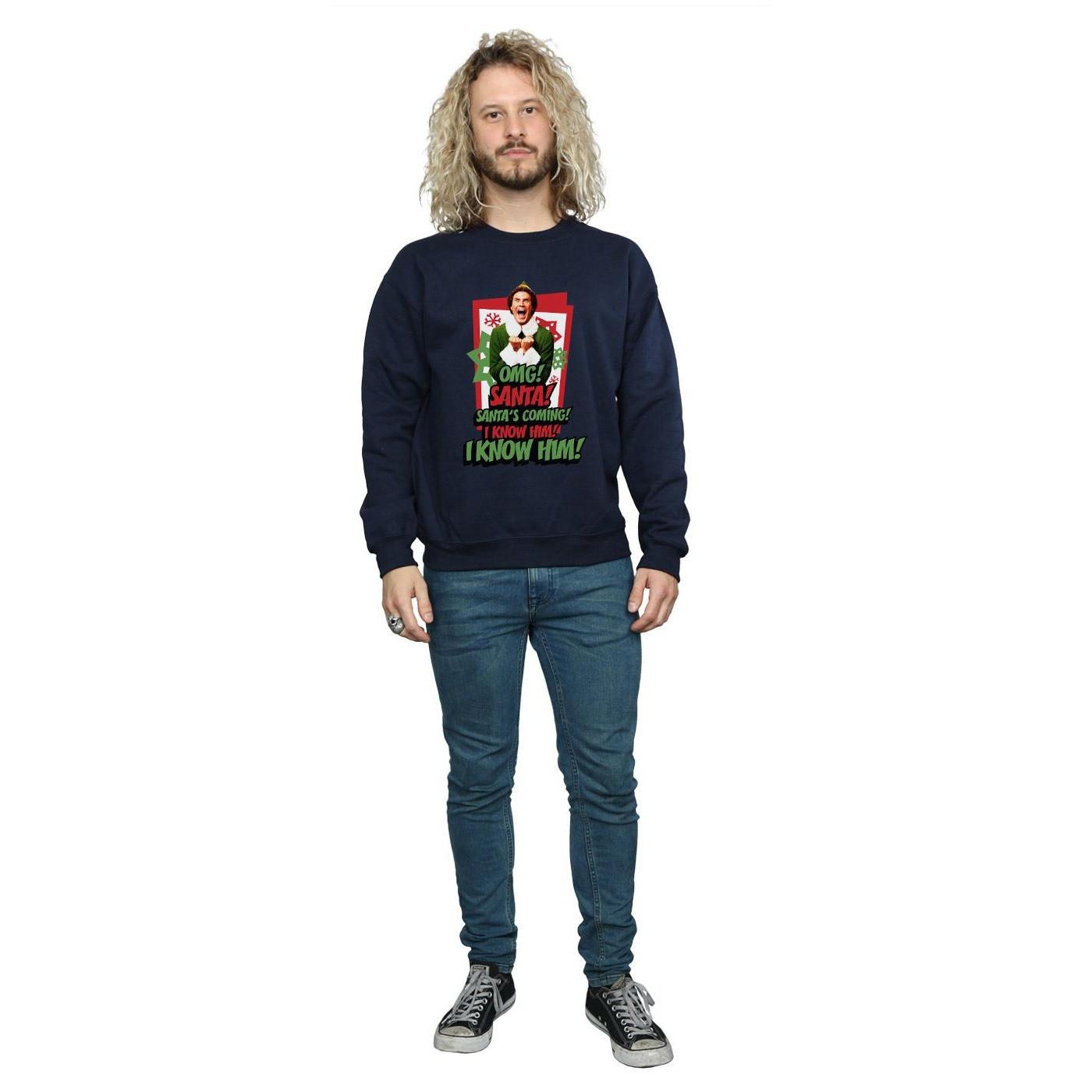 Elf  OMG Santa Sweatshirt 