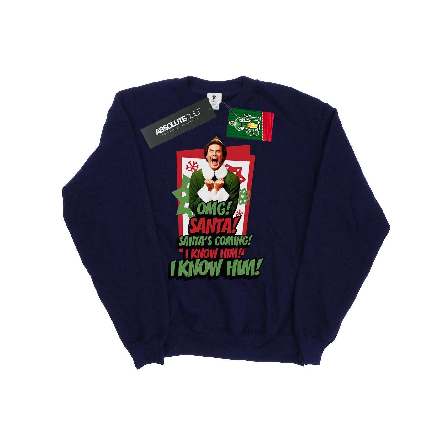 Elf  OMG Santa Sweatshirt 