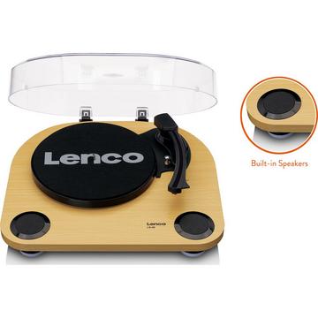 Lenco LS-40WD piatto audio Giradischi con trasmissione a cinghia Legno Semiautomatico