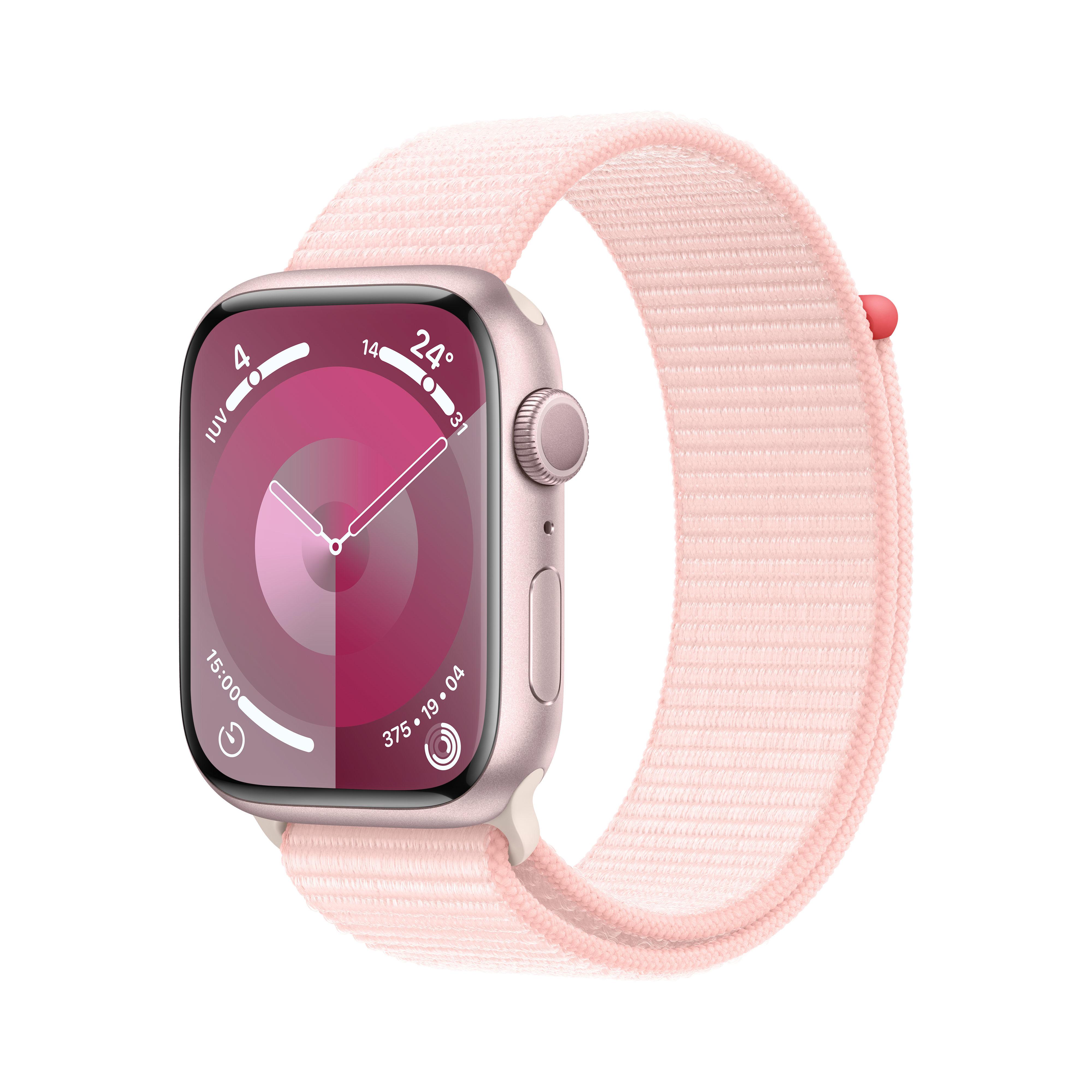 Apple  Watch Series 9 45 mm Digital 396 x 484 Pixel Touchscreen Pink WLAN GPS 