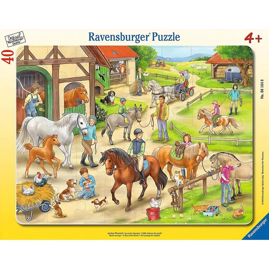 Ravensburger  Puzzle Auf dem Pferdehof (40Teile) 