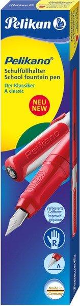 Pelikan PELIKAN Füllhalter Pelikano P480 A 802994 rot, für Rechtshänder  