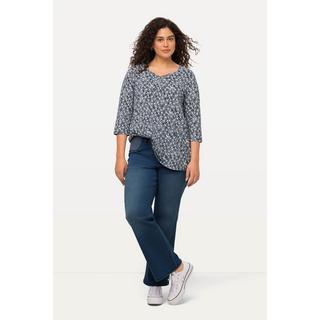 Ulla Popken  Jeans Mary, weites Bein, Stretch-Einsätze, Komfortbund 