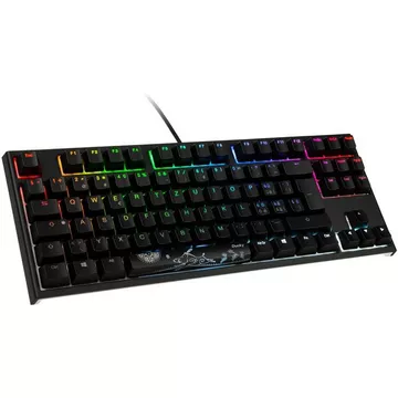 One 2 RGB TKL Tastatur USB Schweiz Schwarz