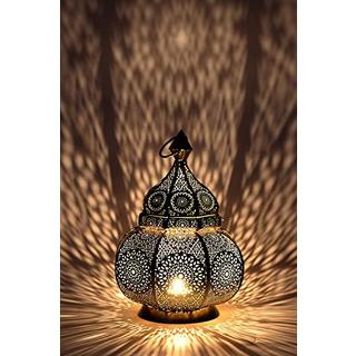 Alopini Orientalische Laterne Metall Lamis Goldfarbig  