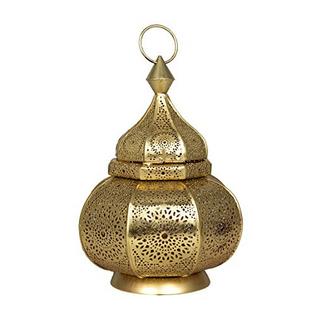 Alopini Orientalische Laterne Metall Lamis Goldfarbig  