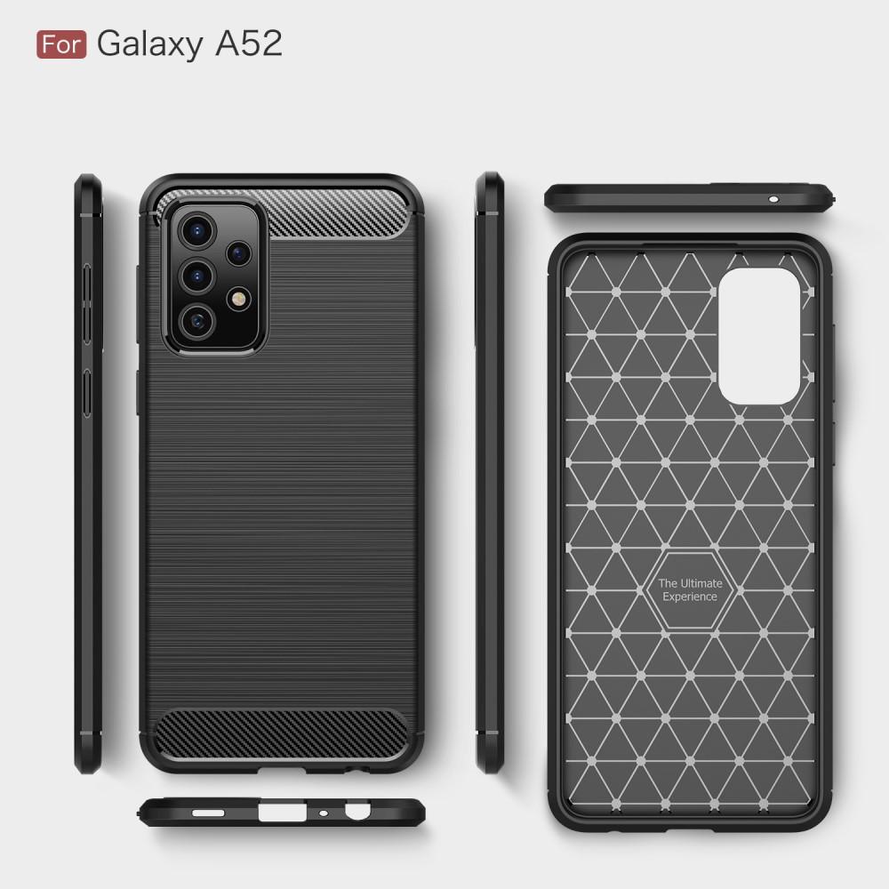 Cover-Discount  Galaxy A52 - Coque look métal carbone 