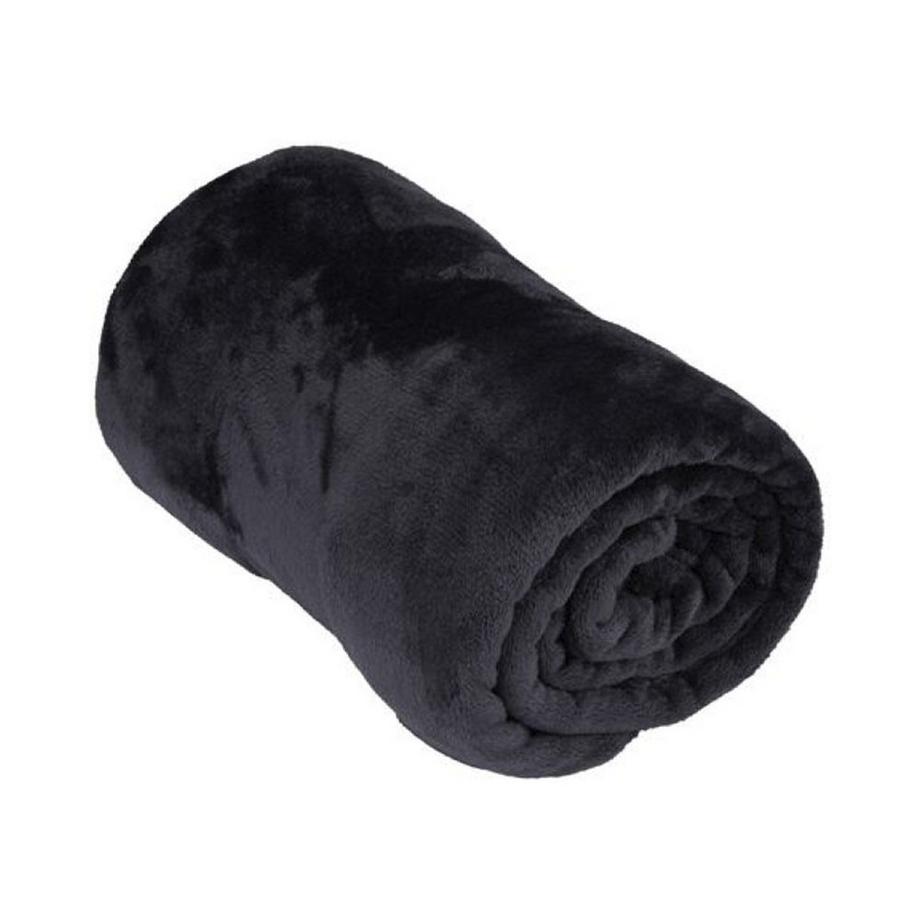 Arti Casa Flanelldecke 200x150cm Dunkelgrau  