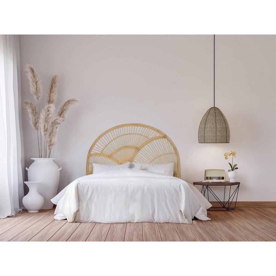 Vente-unique Tête de lit 140 cm - Rotin - Naturel - EFELA  