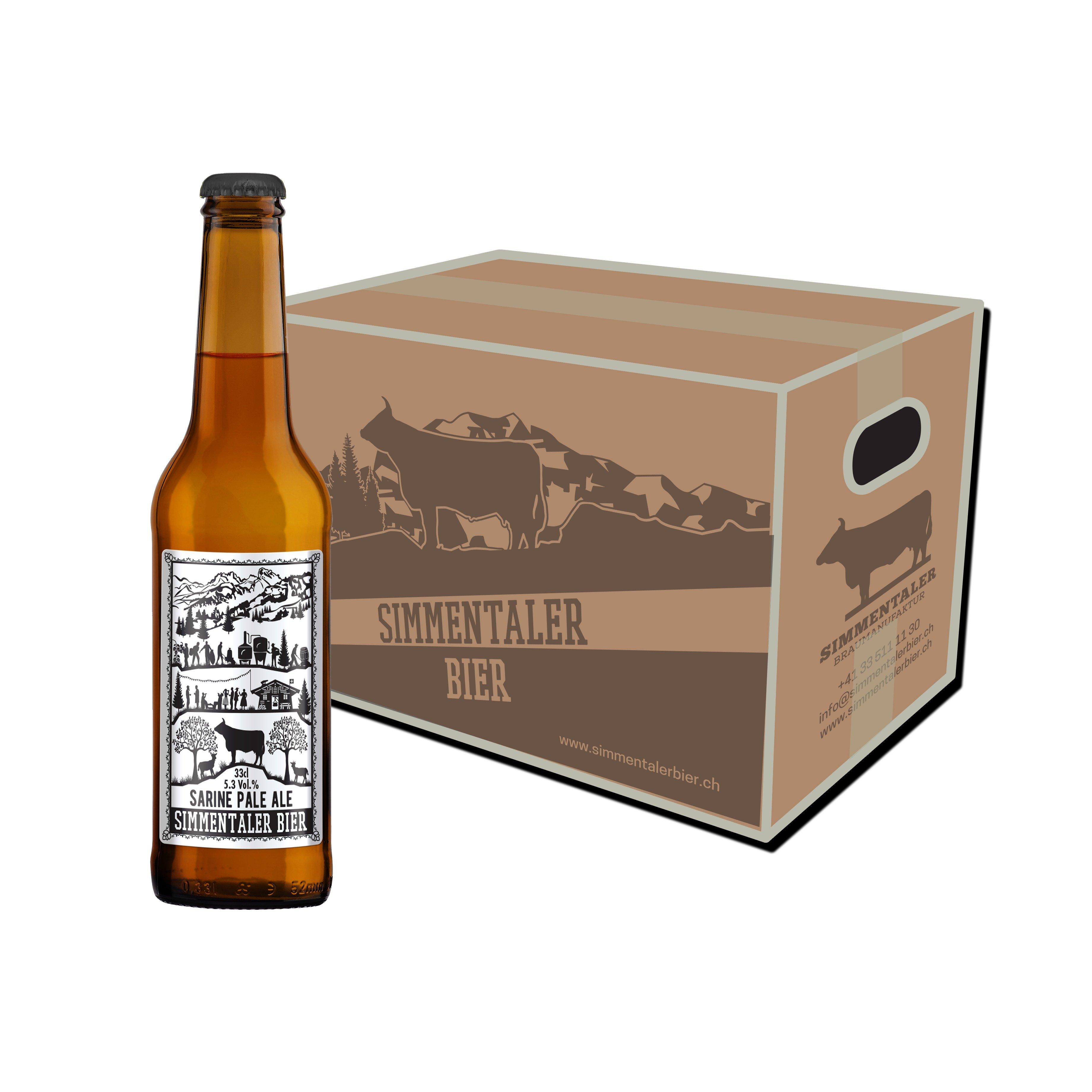 Image of Sarine Pale Ale 24 x 33cl Sarine Pale Ale 24 x 33cl