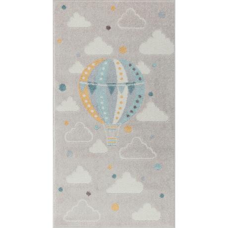 LIVABLISS MONTY Tapis Enfant Montgolfière Nuages  