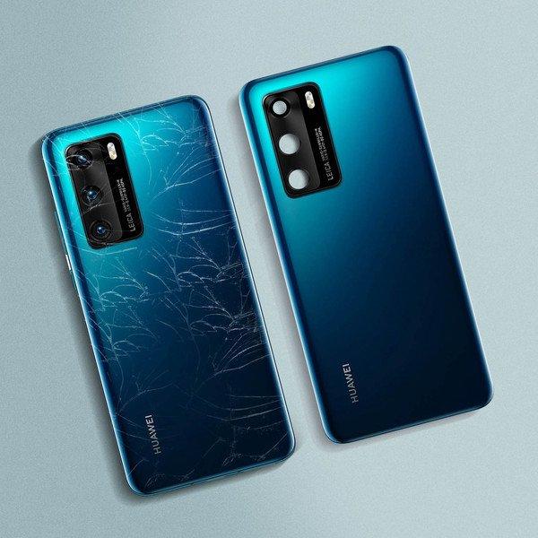 HUAWEI  Copribatteria Huawei P40 blu 