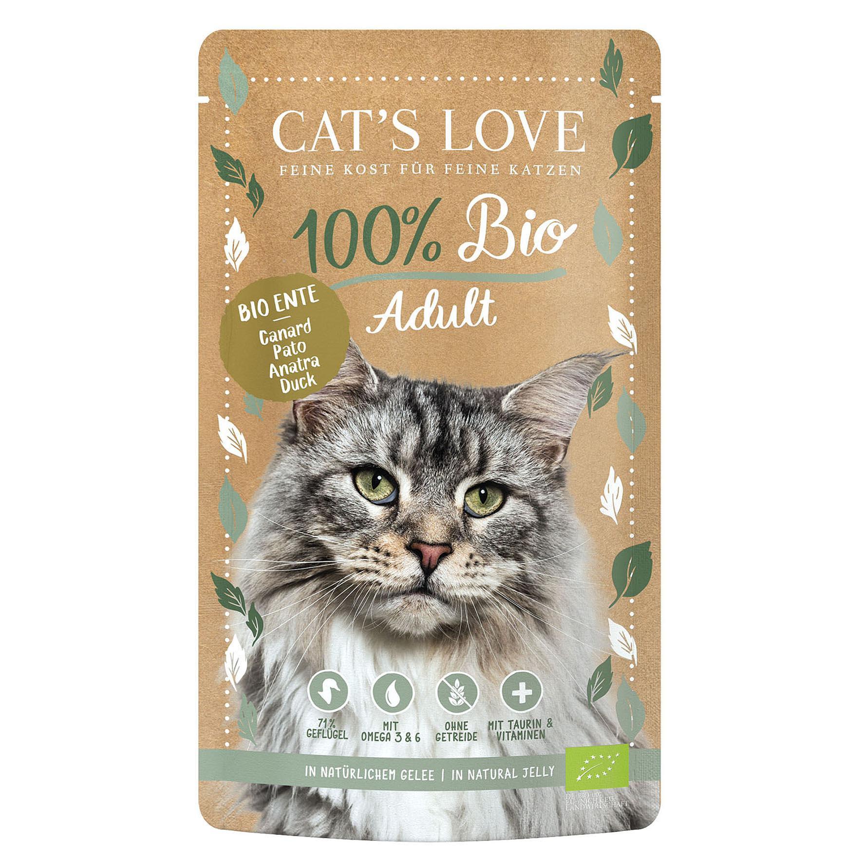 Cat's Love  ADULT BIO Ente, 100g 