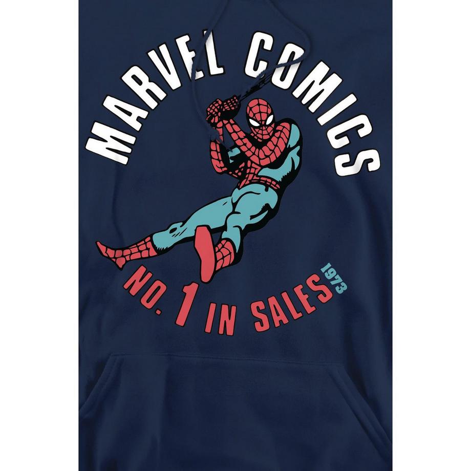 MARVEL No. 1 Felpa con Cappuccio Stampata  