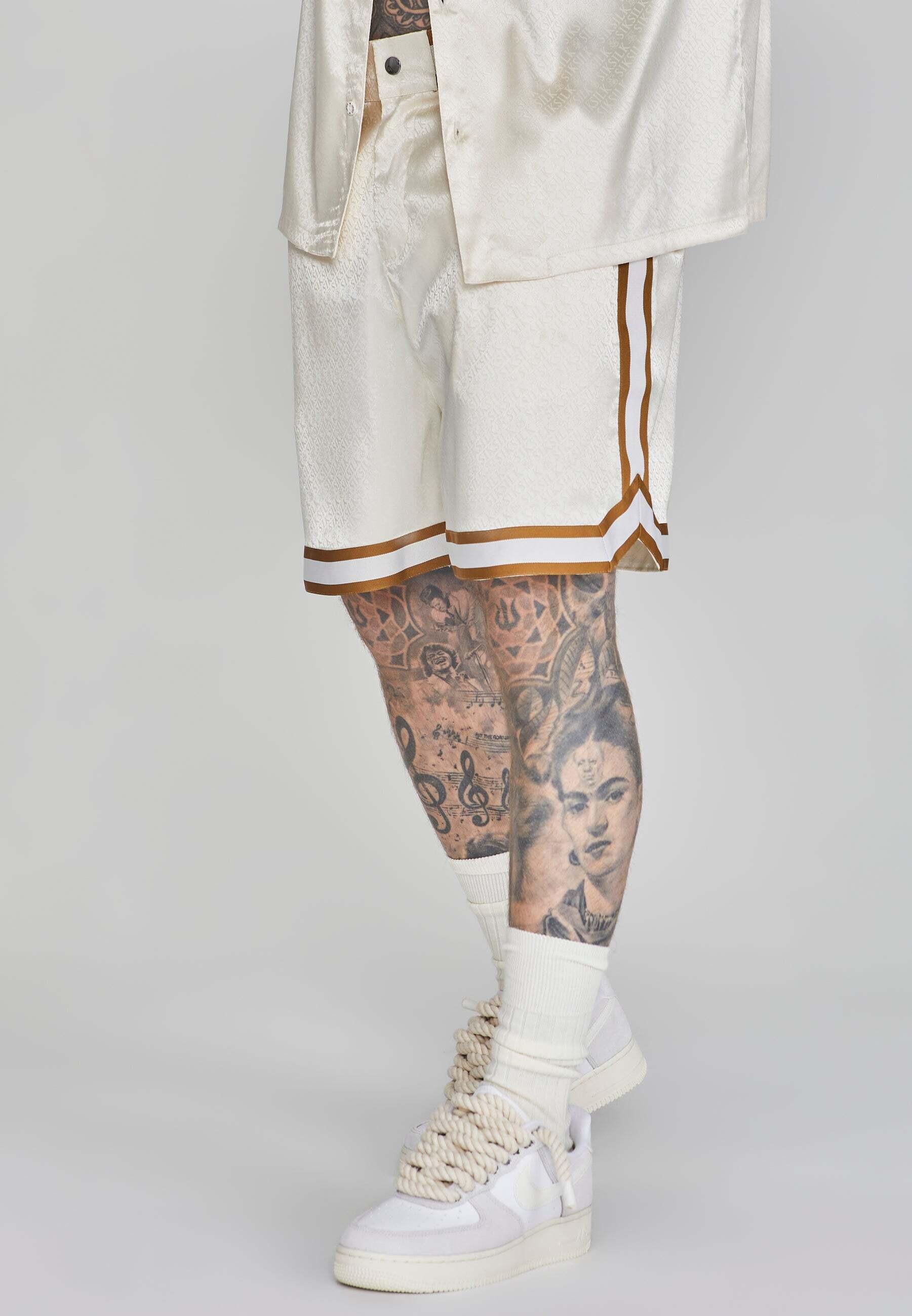 Sik Silk  Shorts Resort Shorts in Ecru 