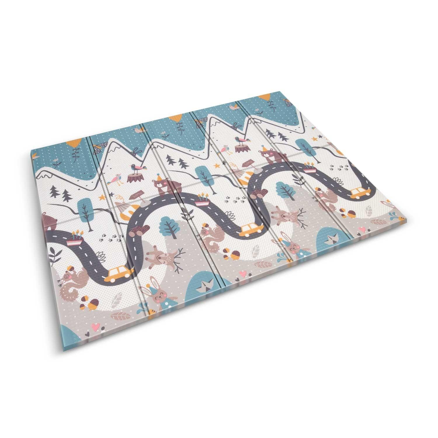 B2X Faltbare Schaumstoffmatte 200 x 150 x 1 cm Nukido NK-341  