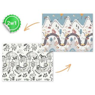 B2X Faltbare Schaumstoffmatte 200 x 150 x 1 cm Nukido NK-341  