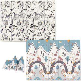 B2X Faltbare Schaumstoffmatte 200 x 150 x 1 cm Nukido NK-341  