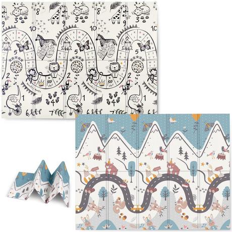 B2X Faltbare Schaumstoffmatte 200 x 150 x 1 cm Nukido NK-341  