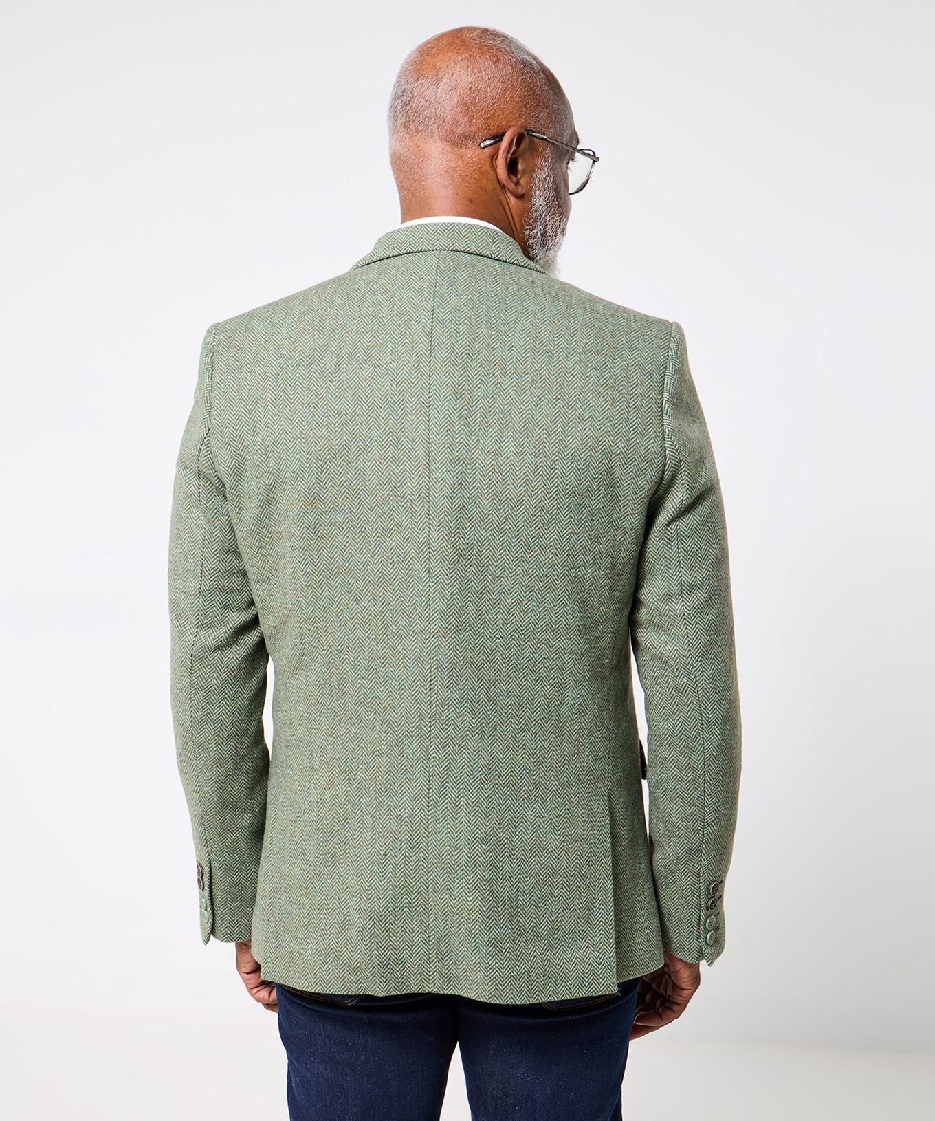 Joe Browns Fischgrät Blazer mit Kontrastfutter  