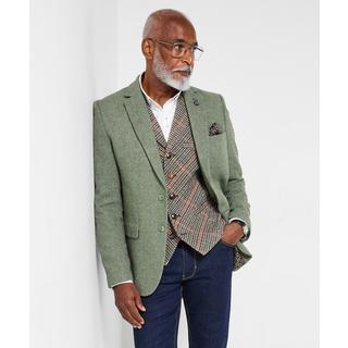 Joe Browns Fischgrät Blazer mit Kontrastfutter  