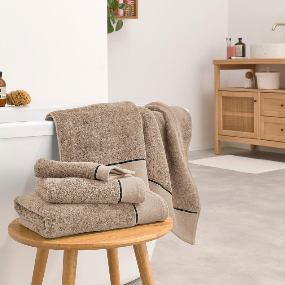 La Redoute Intérieurs Maxi drap de bain en coton peigné 675g/m2  