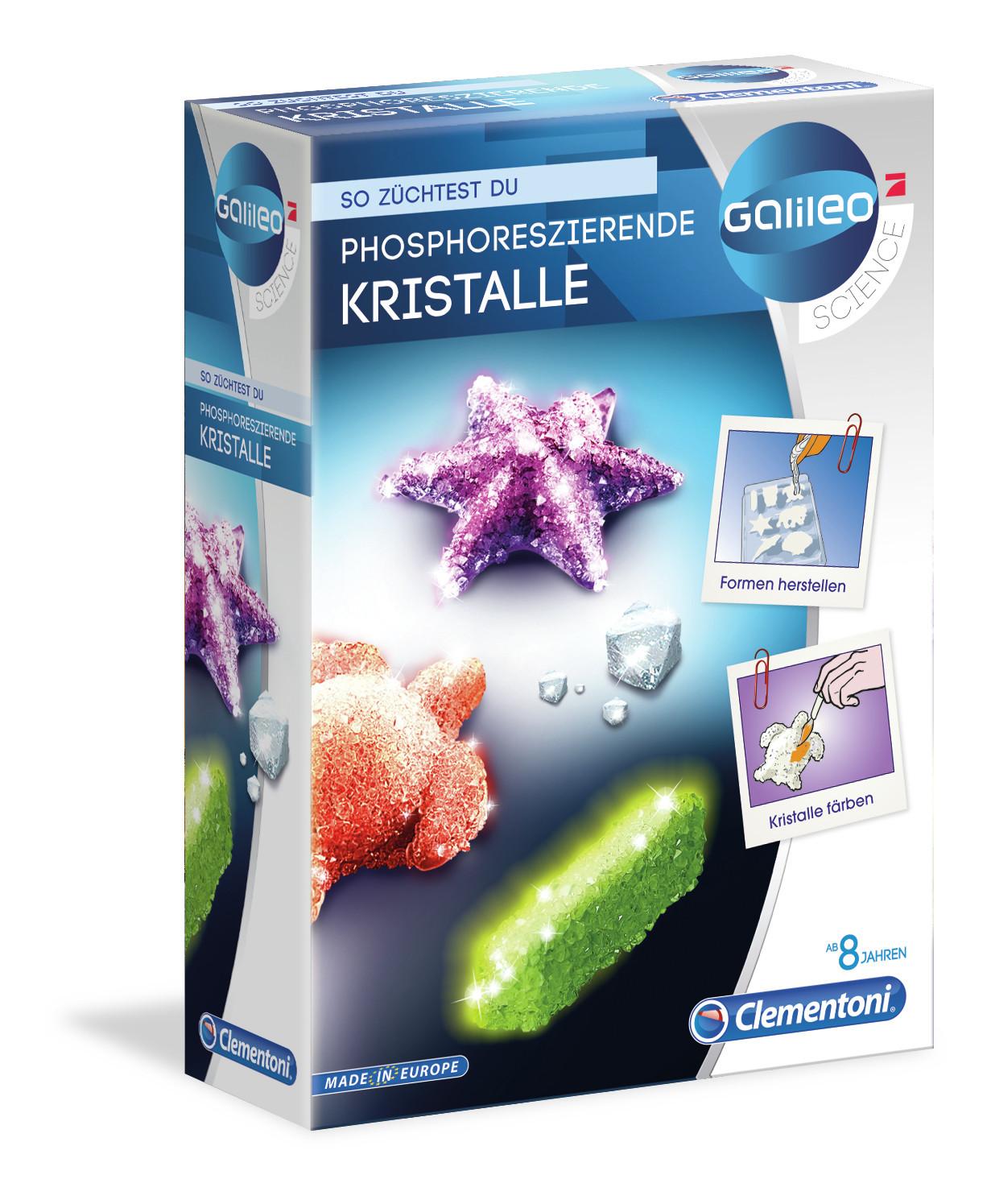 Clementoni  Galileo Fluoreszierende Kristalle 