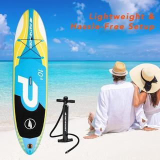 Jilong  Pathfinder 10'4" SUP Set (blau/gelb, 315cm × 76cm × 15cm, 265l, 10kg) 
