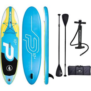 Jilong  Pathfinder 10'4" SUP Set (blau/gelb, 315cm × 76cm × 15cm, 265l, 10kg) 