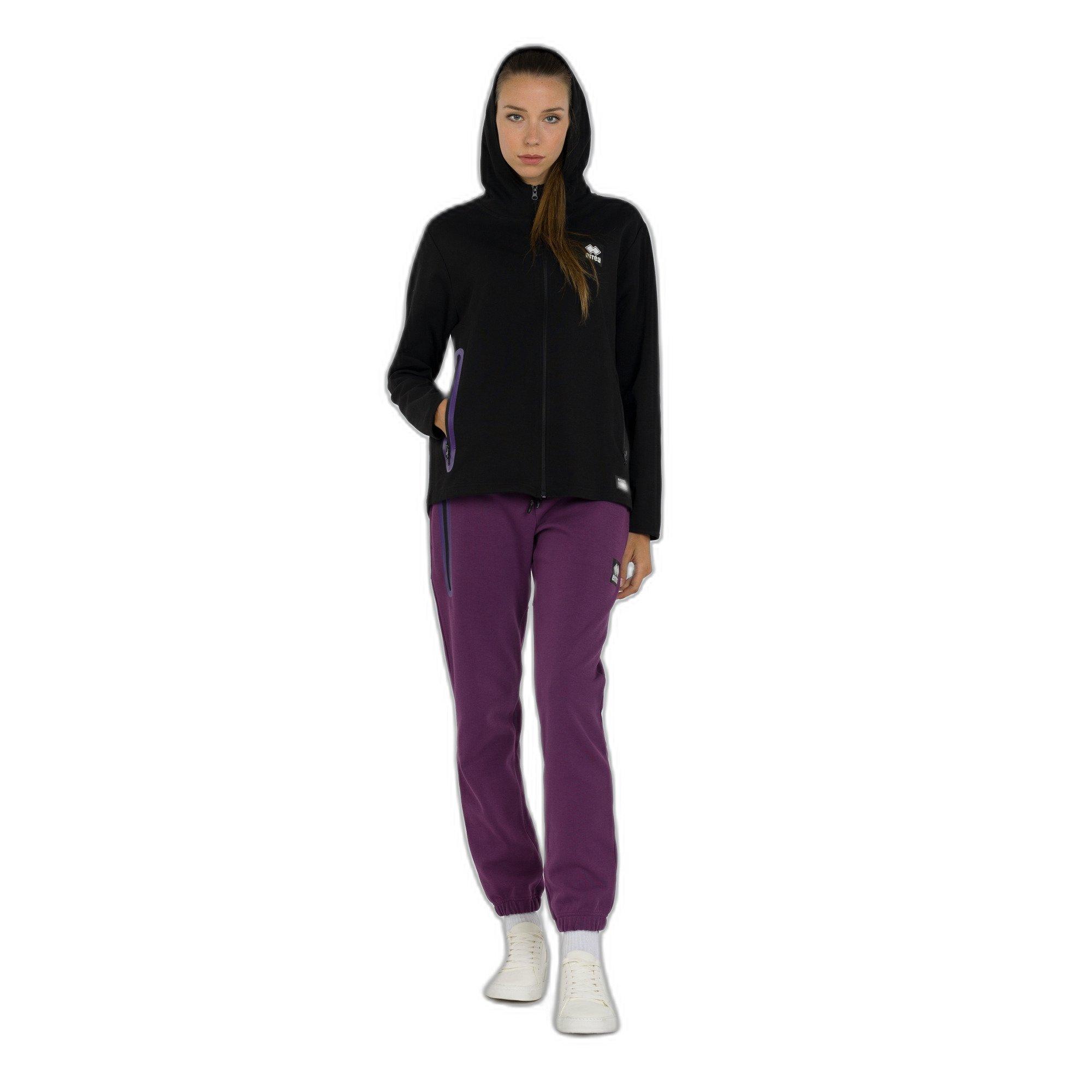 errea Black Box Felpa con cappuccio full zip  