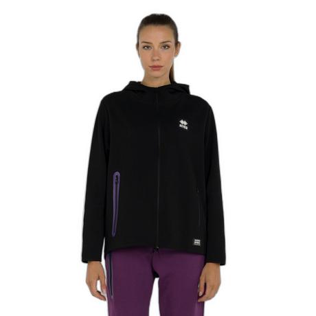 errea Black Box Felpa con cappuccio full zip  