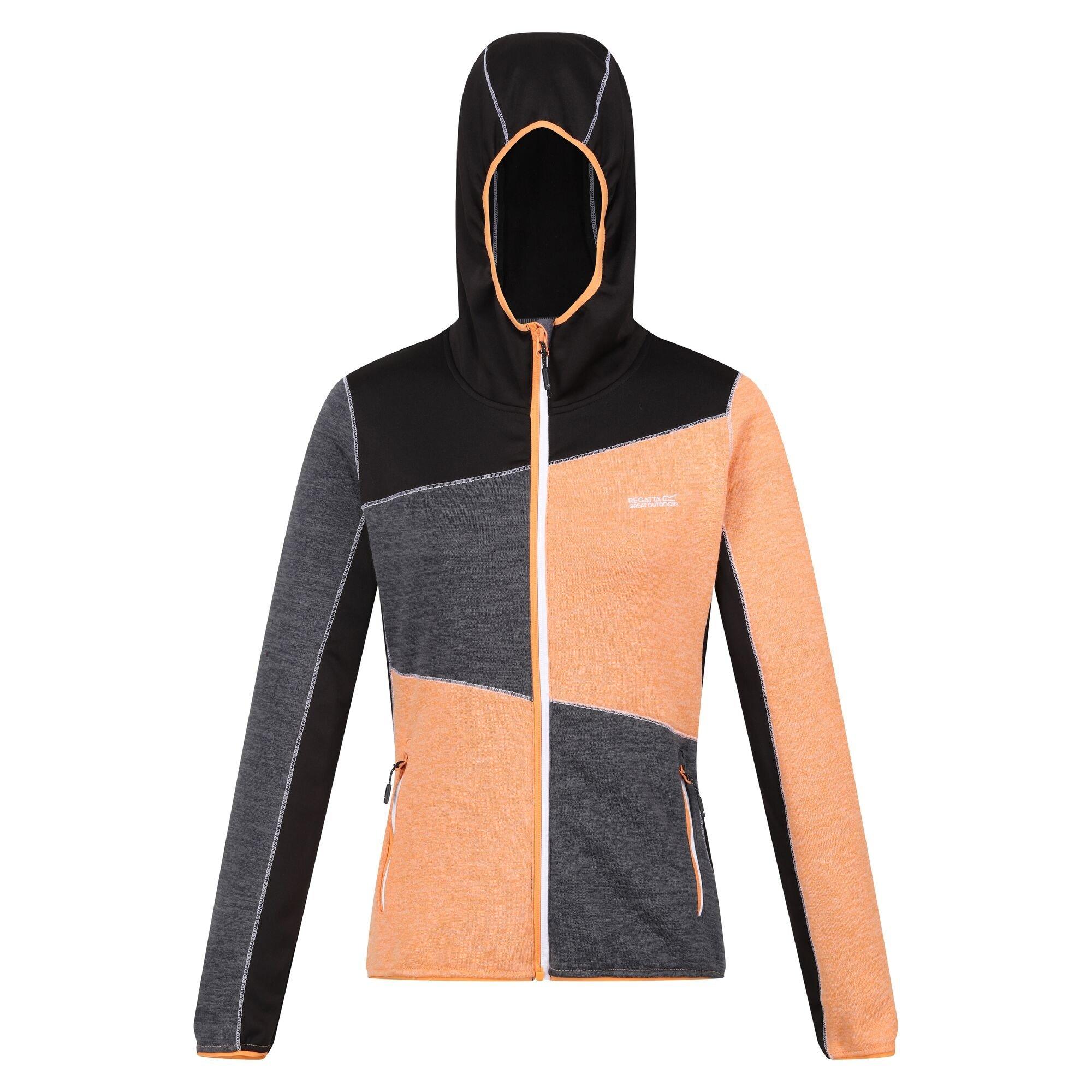 Image of Walbury Vi Fleecejacke Durchgehender Reißverschluss Damen Gelb Orangé 38