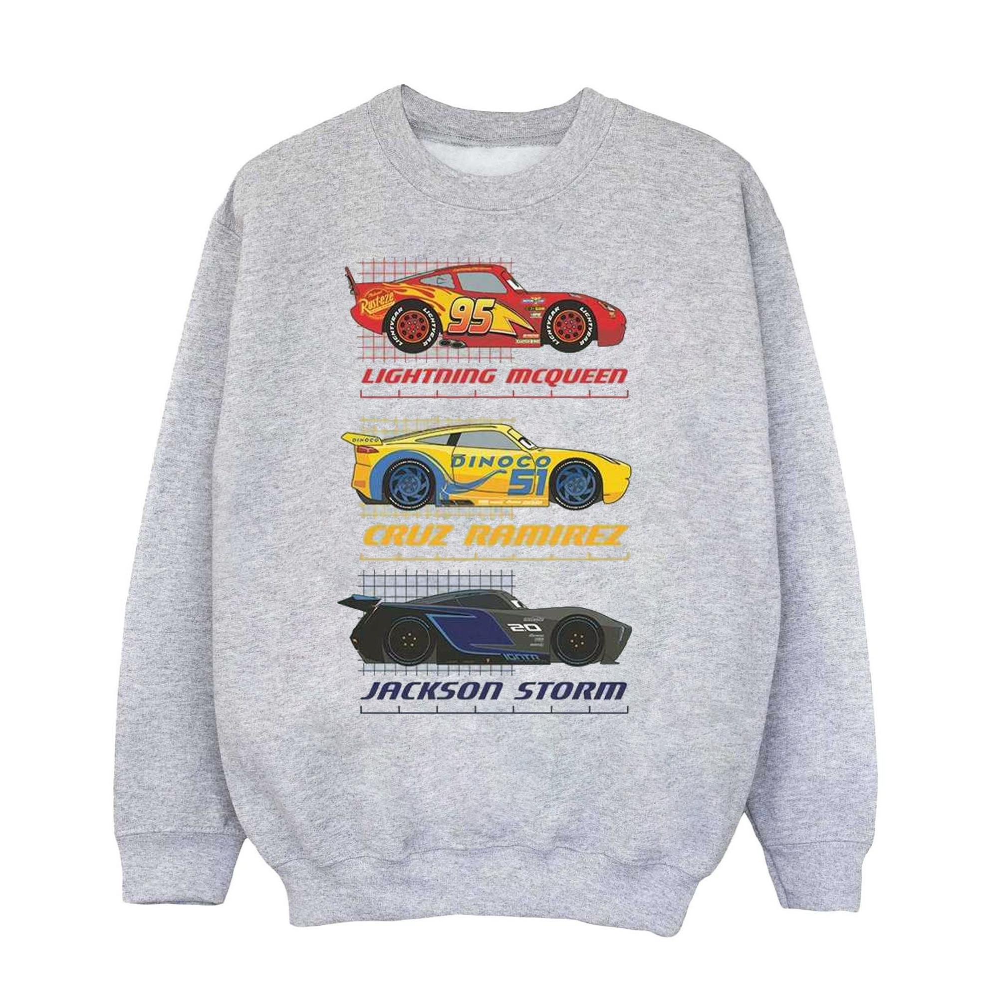 Image of Racer Profile Sweatshirt Jungen Grau 128