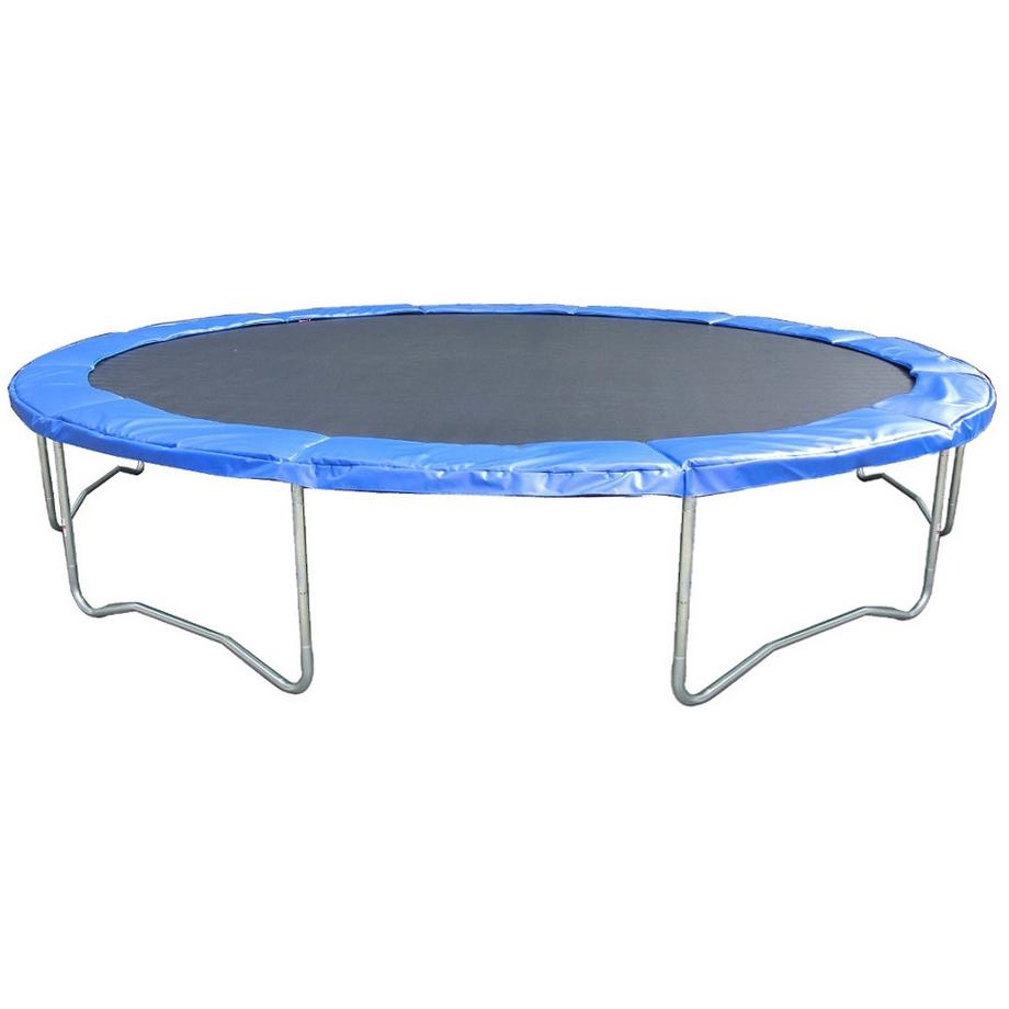 Pricenet  Blaue Federabdeckung für Trampolin 244 250 cm 8ft 