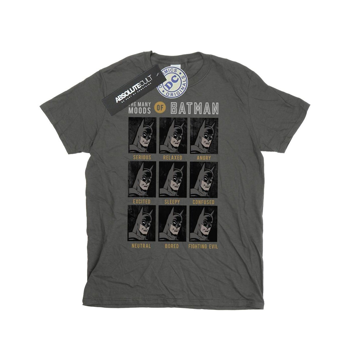 Image of The Many Moods Of Batman Tshirt Jungen Charcoal Black 140/146