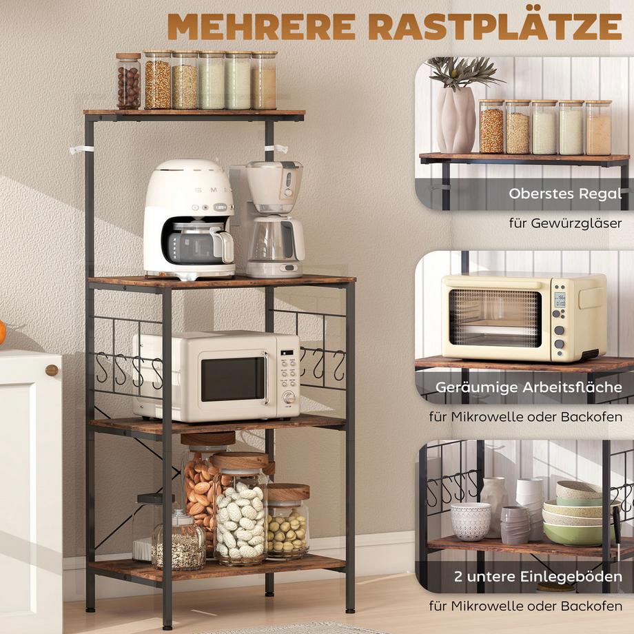 HOMCOM étagère de cuisine  